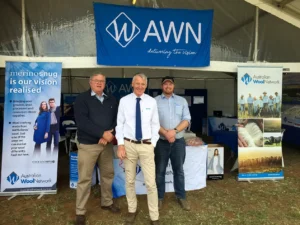 Three people, Peter Hayman, Rod Miller, and Jared Phillips (Finalist), standing from left to right.